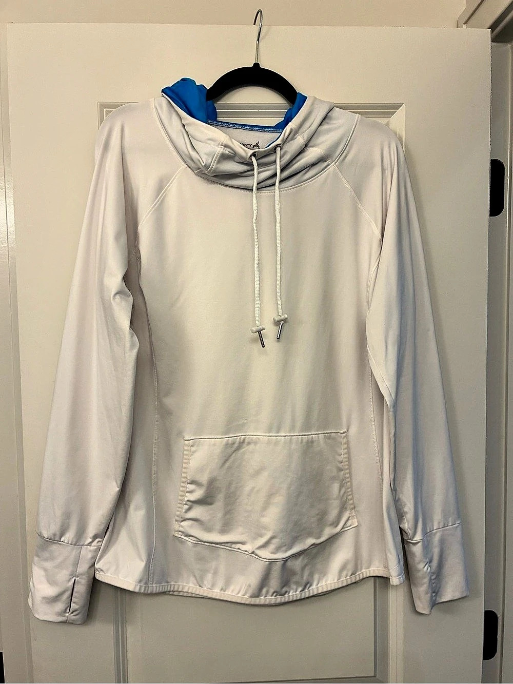 Exertek Women's Hooded Pullover in White XL Like New